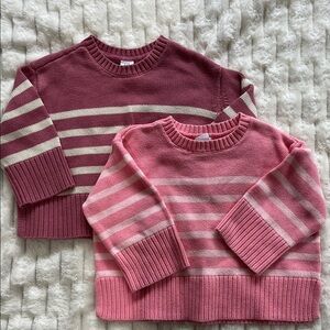2T Girls GAP Striped Sweaters